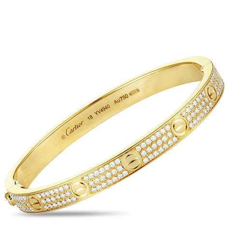 gold bangles cartier|cartier gold bangle with diamonds.